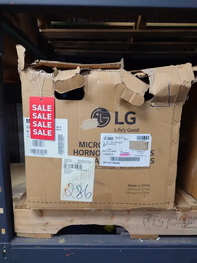 LG '30' Stainless Steel Over the Range Microwave on Sale‼️