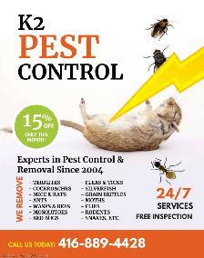 K2 PEST CONTROL SERVICES"1 YEAR WARRANTY" GUARANTEED ALL GONE! - Photo 4