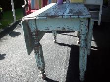 TABLE À PANNEAUX ANTIQUE - Photo 3