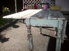 TABLE À PANNEAUX ANTIQUE - Photo 4