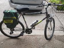 Bicycle  with set of  brakes and 2 tubes