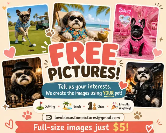 Free custom pet pics