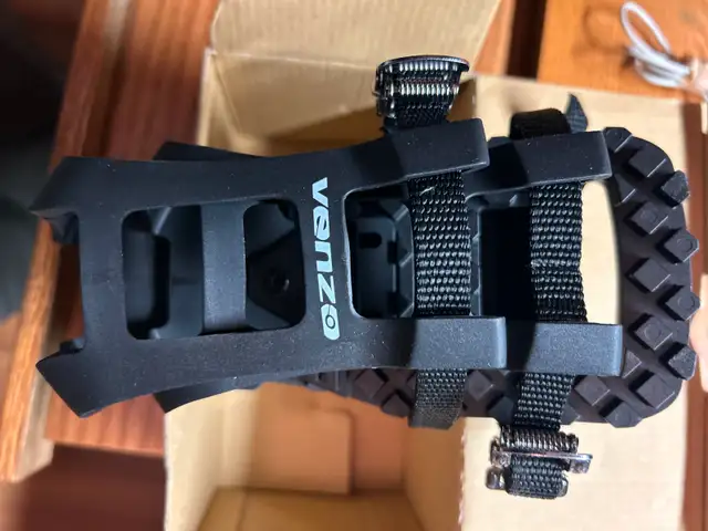 Venzo Bike Bicycle Toe Clips Cage  Bike Pedal Ada - Photo 3