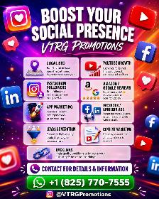 Boost your Social Media with our Social Media Growth Services