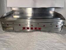 60" Chrome Topped Gas Griddle