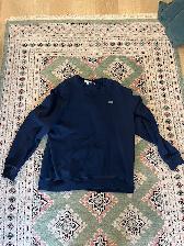 Men's Lacost Sweater Size 7 (XXL) fits like a Large, Navy.