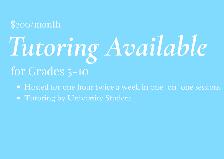 Math/English Tutoring for $200/Month by University Student