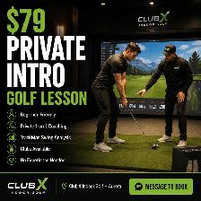 $79 Private Indoor Golf Lesson in Aurora | TrackMan Analysis