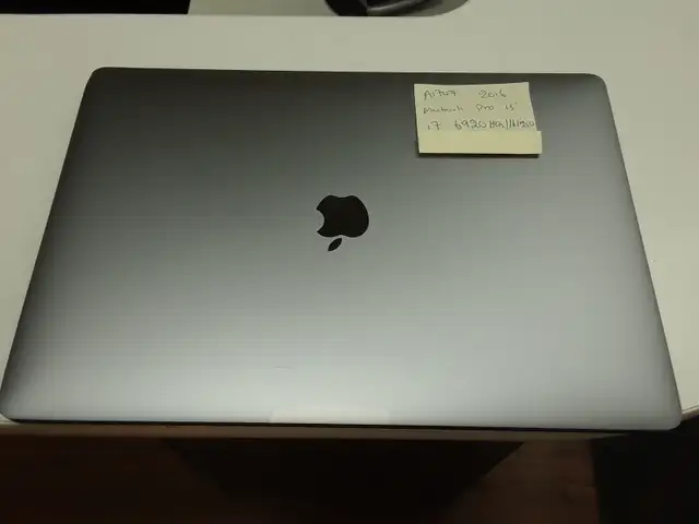 MacBook Pro A1707 (2016) Intel Core i7