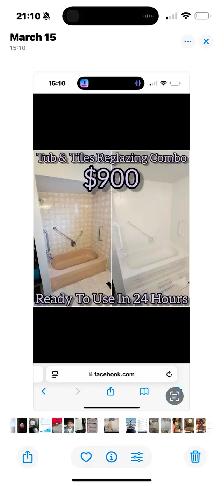 Bathtub & Tile Reglazing - Photo 2