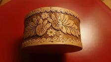 Birch bark box, pendant, earrings - Photo 3