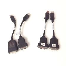 HP / BizLink DisplayPort to DVI-D Adapter Cables (Lot of 4)
