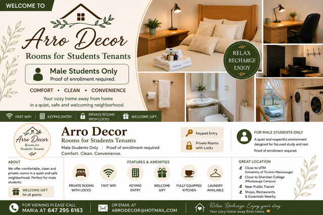 Bedrooms for UTM male Students. - Photo 10