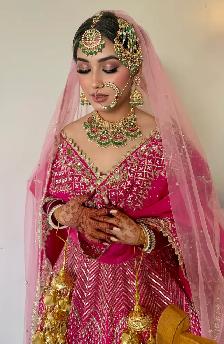 bridal makeup hairs