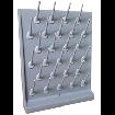 Lab Wall-Mountable 27 Pegs PP Glassware Drying Rack 211045