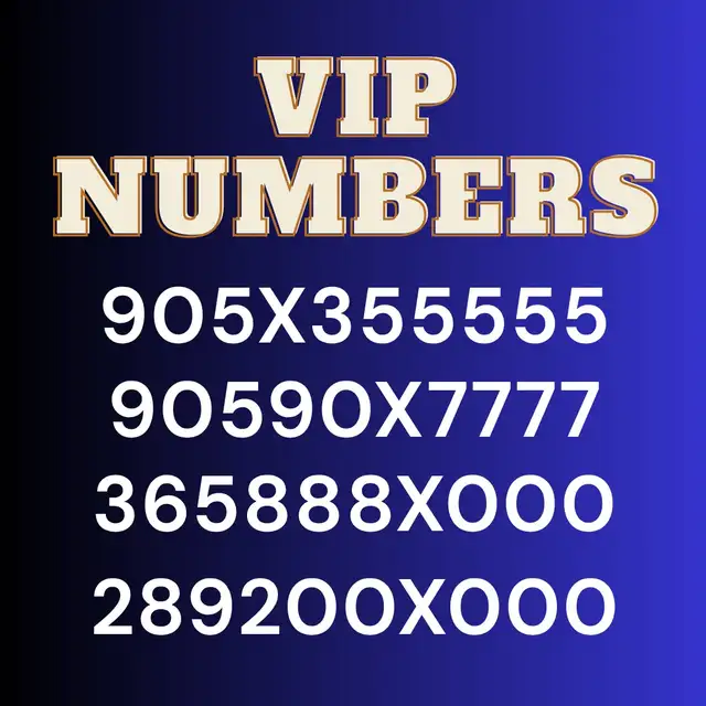 VIP numbers for sale