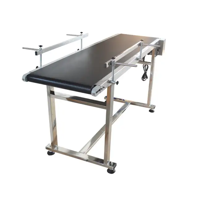 59 15.7" PVC Flat Transport Belt Conveyor 230036
