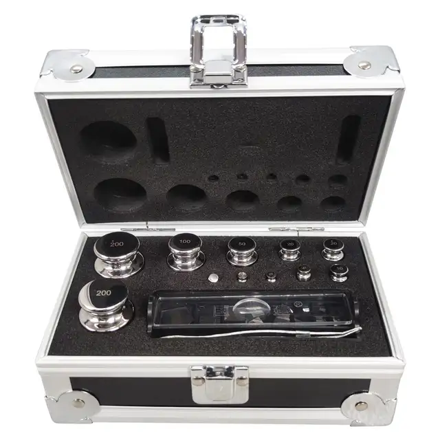 F1 Grade 1mg-200g Stainless Steel Calibration Weight Kit 251095 - Photo 2