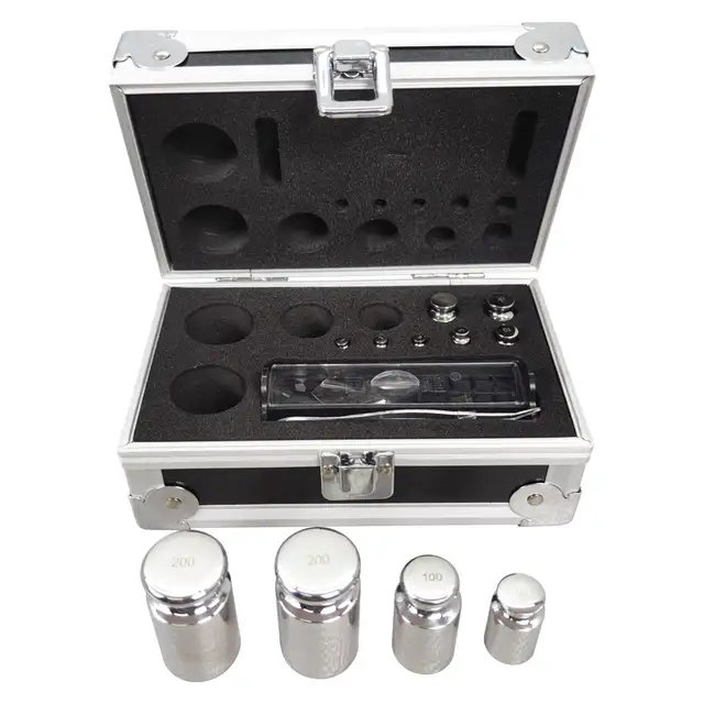 F1 Grade 1mg-200g Stainless Steel Calibration Weight Kit 251095 - Photo 6