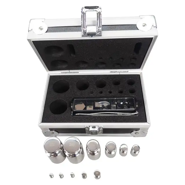 F1 Grade 1mg-200g Stainless Steel Calibration Weight Kit 251095 - Photo 7