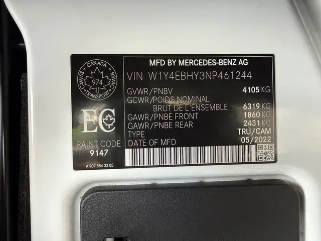 2022 Mercedes-Benz Sprinter 2500 3 Seater High Roof V6 144' wb - Photo 58