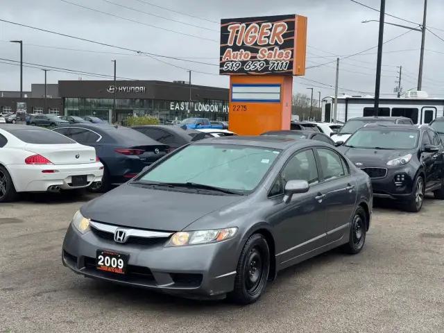 2009 Honda Civic EX-L, LEATHER, MANUAL, WHEELS, ONLY 151KMS, CER