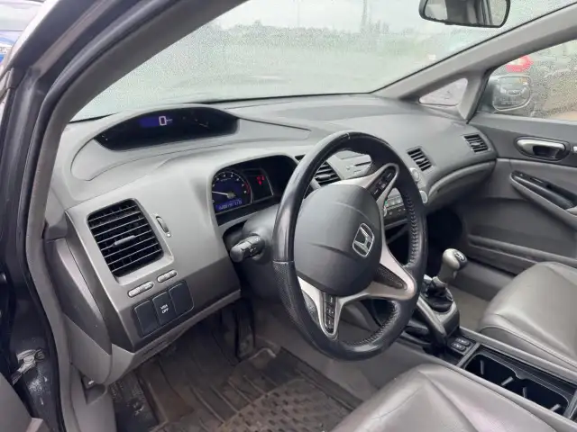 2009 Honda Civic EX-L, LEATHER, MANUAL, WHEELS, ONLY 151KMS, CER - Photo 12