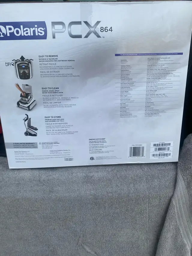 POLARIS ROBOTIC POOL CLEANER. MODEL #PCX864. NEW IN THE BOX - Photo 4