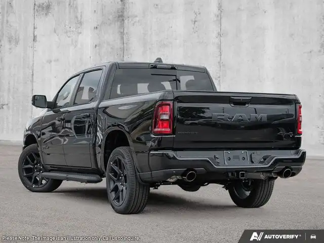 2026 Ram 1500 Sport Night Edition Crew 4x4 Sunroof Nav - Photo 4