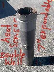 7" double wall expandable stove pipe