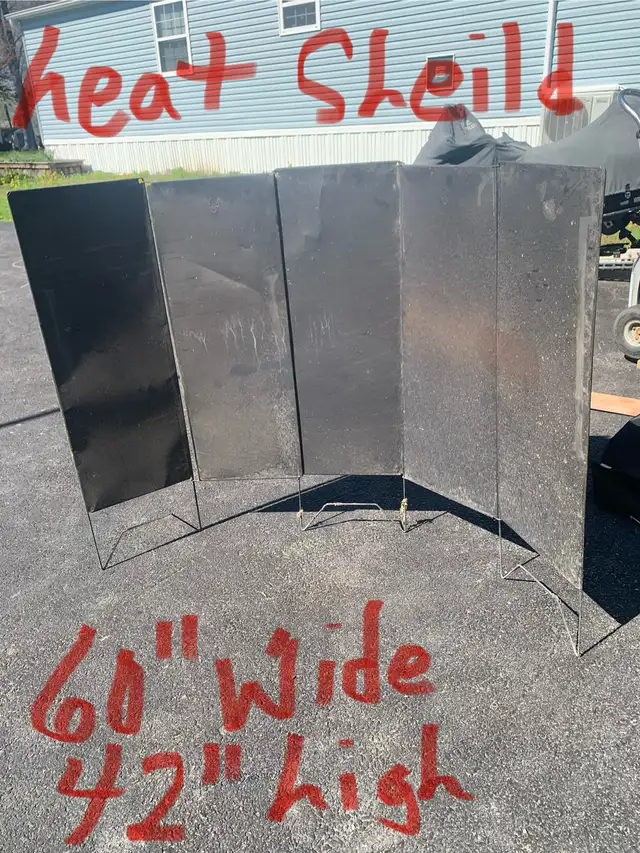 woodstove heat sheild