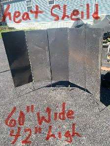 woodstove heat sheild