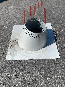 chimney roof flange