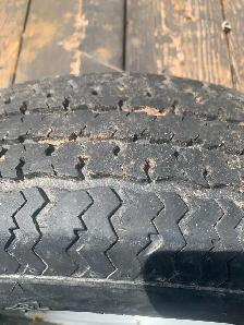 two 175/80R 13" trailer tires,perfect for spare tires 5 X 114.3 - Photo 3