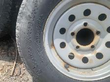 two 175/80R 13" trailer tires,perfect for spare tires 5 X 114.3 - Photo 5
