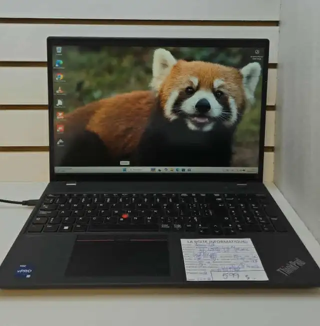Laptop Lenovo ThinkPad T16 16' i7-1265U⚡20Go RAM SSD 512Go HDMI
