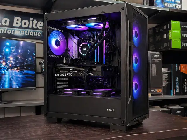 PC GAMING NEUF Ryzen 5 9600X RTX5060Ti 16GB 32GB DDR5 1TB NVMe