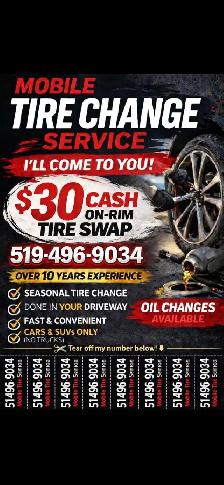 USING YOUR WINTER TIRES? -  $30 Mobile Tire Swap  - Same Day Se - Photo 2