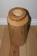 Vase antique en bois solide 25$ artisanal, A1,  1 prime