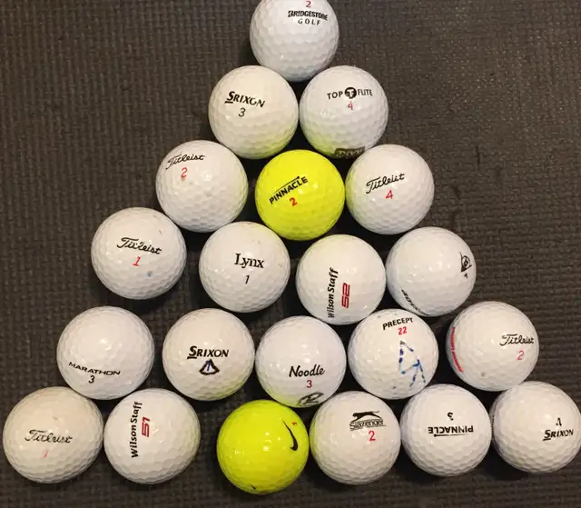 30 Cents Various Golf Balls For Sale