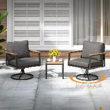 Brand New 5Pcs Patio Furniture Set Swivel Roker Chairs $999 - Photo 4
