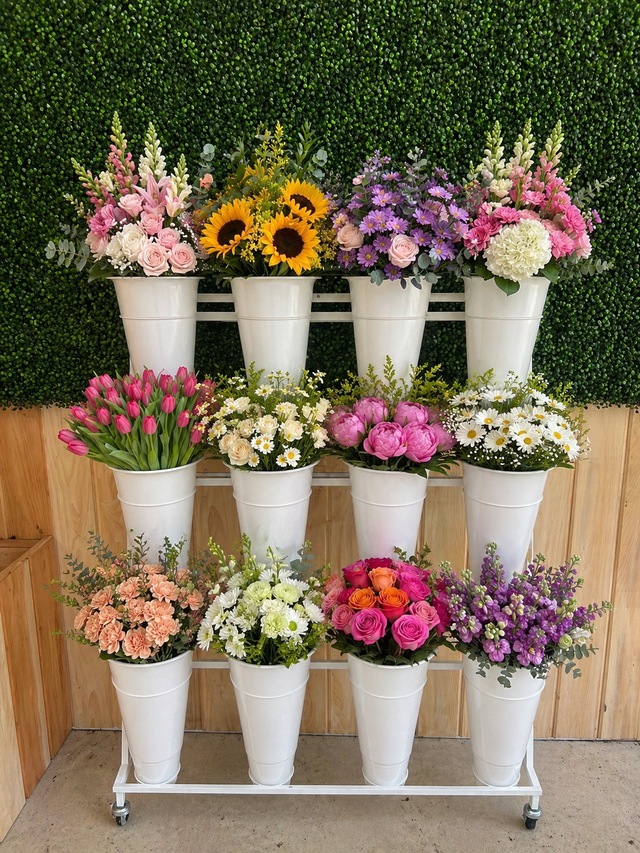 Flower Bar Rental Stand Decor - Photo 3