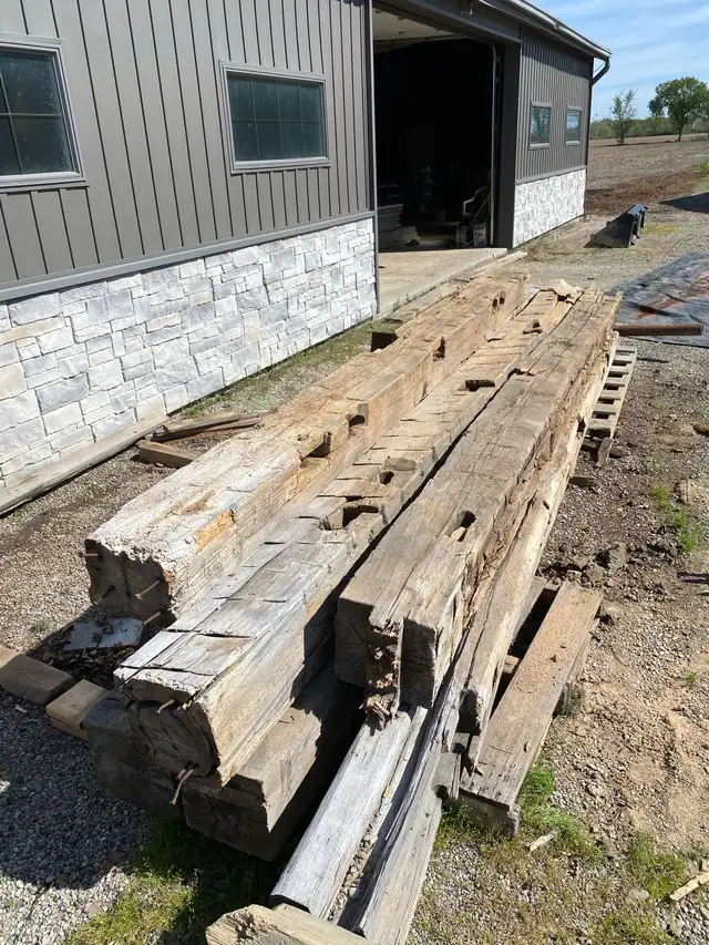 150 year old barn beams - Photo 3