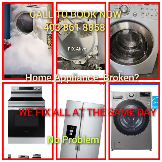Appliance Repair: Washer & Dryer, Dishwasher, Fridge($50-$150)