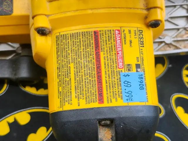 DeWalt DCS391 6-1/2' Cordless Circular Saw (#18608) - Photo 5