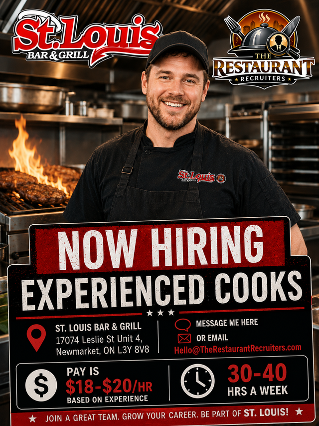 Now Hiring Cooks