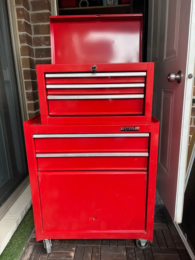Coffre outil rouge Red tool box