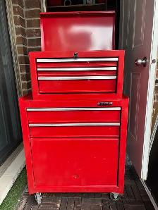 Coffre outil rouge Red tool box