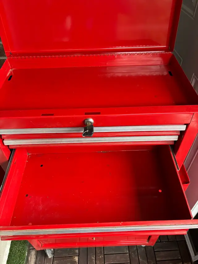 Coffre outil rouge Red tool box - Photo 2