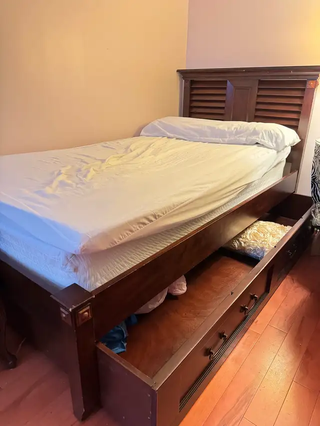 Bombay Trundle Bed Twin with mattress